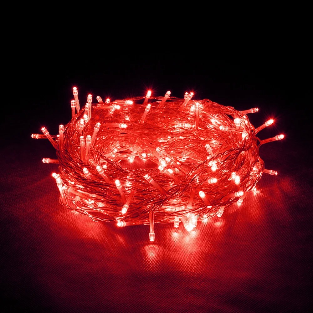 Гирлянда цепь светодиодная классическая 13 м 300 LED прозрачный шнур круглые лампочки красная
Гирлянда цепь светодиодная классическая 13 м 300 LED прозрачный шнур круглые лампочки красная