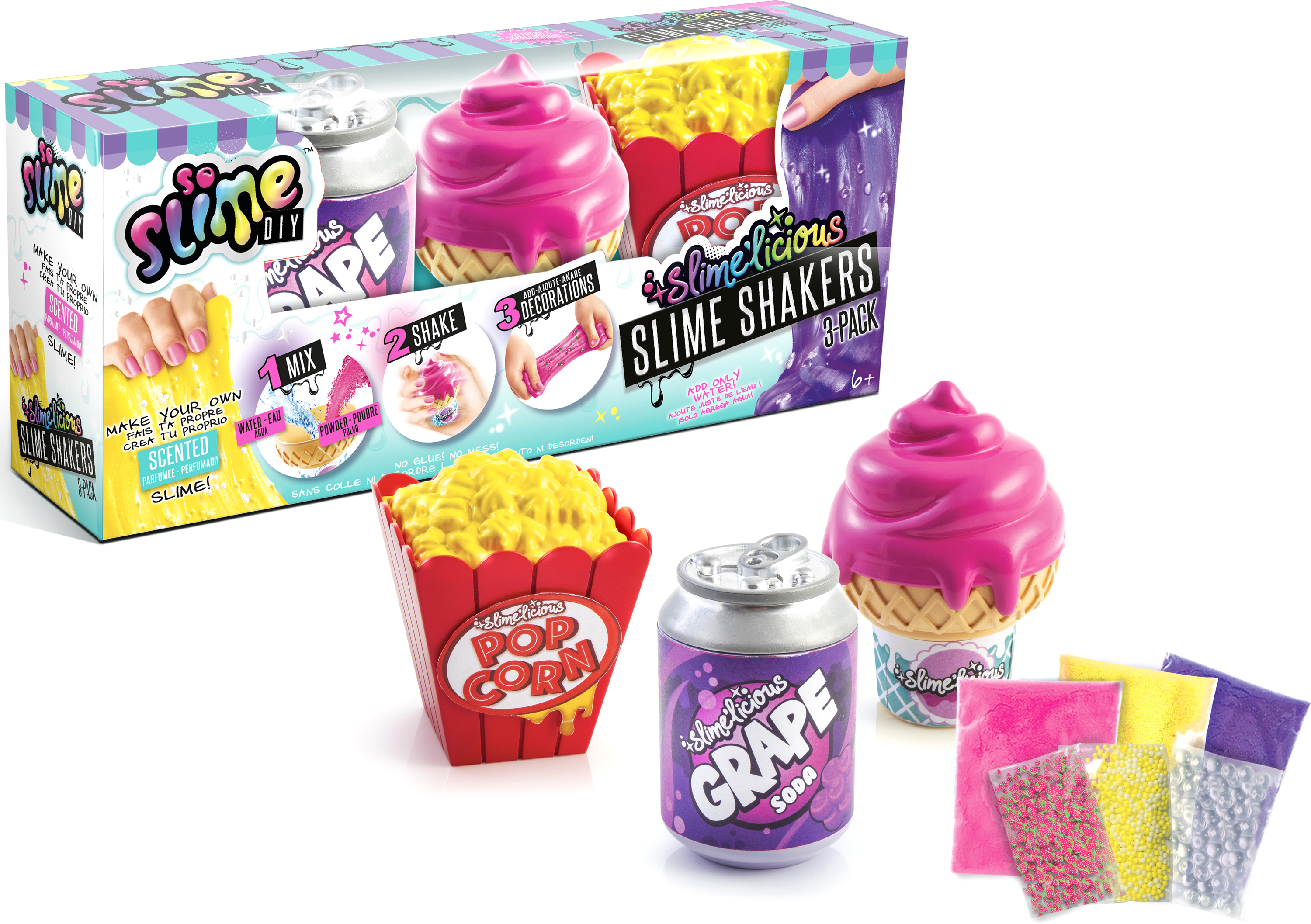 Игрушка для развлечений Canal Toys Slimelicious Твой гламурный Лизун с ароматом - Сладости 3 в наборе (SSC075) (3555801358753)
Игрушка для развлечений Canal Toys Slimelicious Твой гламурный Лизун с ароматом - Сладости 3 в наборе (SSC075) (3555801358753)