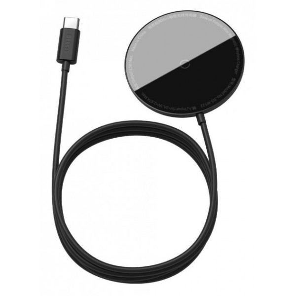 Бездротовий зарядний пристрій Baseus Simple Mini Magnetic Wireless Charger For IP12 with Type-C Cable Black
Бездротовий зарядний пристрій Baseus Simple Mini Magnetic Wireless Charger For IP12 with Type-C Cable Black