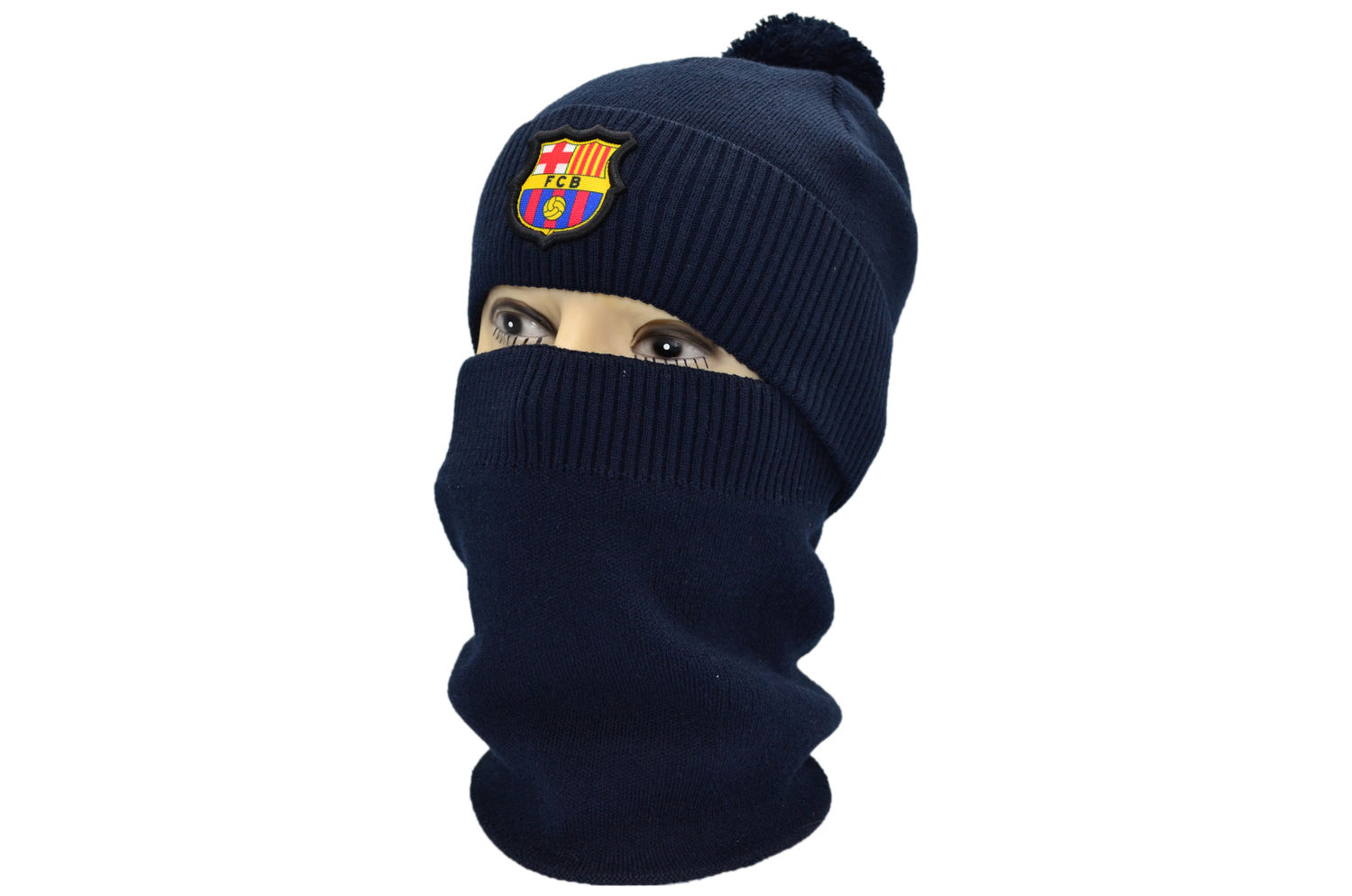 Комплект Flexfit шапка з помпоном и снуд FC Barcelona 53-57 см тёмно-синяя (F-0918-589)
Комплект Flexfit шапка з помпоном и снуд FC Barcelona 53-57 см тёмно-синяя (F-0918-589)