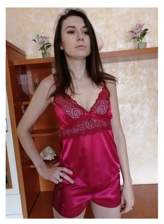 Женская Пижама с Шортами и Майкой Шелковая с Кружевом FLEUR Lingerie Комплект Двойка 3XL (46) Бордовый (S 2221)
Женская Пижама с Шортами и Майкой Шелковая с Кружевом FLEUR Lingerie Комплект Двойка 3XL (46) Бордовый (S 2221)