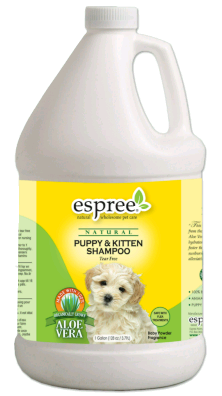 Гипоаллергенный шампунь ESPREE Puppy and Kitten Shampoo для щенков и котят 3,79 л
Гипоаллергенный шампунь ESPREE Puppy and Kitten Shampoo для щенков и котят 3,79 л