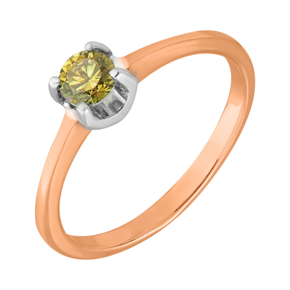 Кольцо в комбинированном цвете золота с шампаневым фианитом S Zirconia 000133560 16 размера
Кольцо в комбинированном цвете золота с шампаневым фианитом S Zirconia 000133560 16 размера