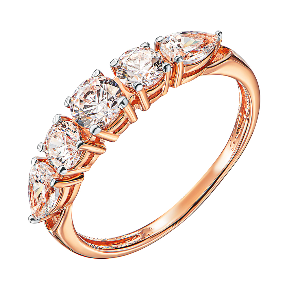 Кольцо из красного золота с фианитами S Zirconia и родированием 000137874 16 размера
Кольцо из красного золота с фианитами S Zirconia и родированием 000137874 16 размера