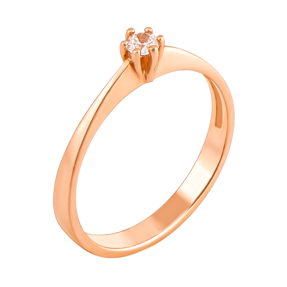 Кольцо в красном золоте с фианитом 000117684 17.5 размера
Кольцо в красном золоте с фианитом 000117684 17.5 размера