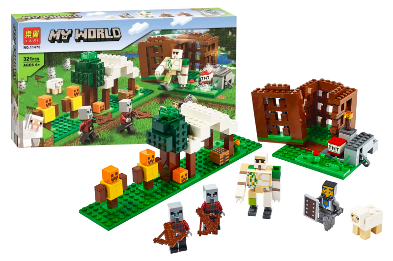 Конструктор MINECRAFT Логово разбойников 321дет BELLA 11476
Конструктор MINECRAFT Логово разбойников 321дет BELLA 11476