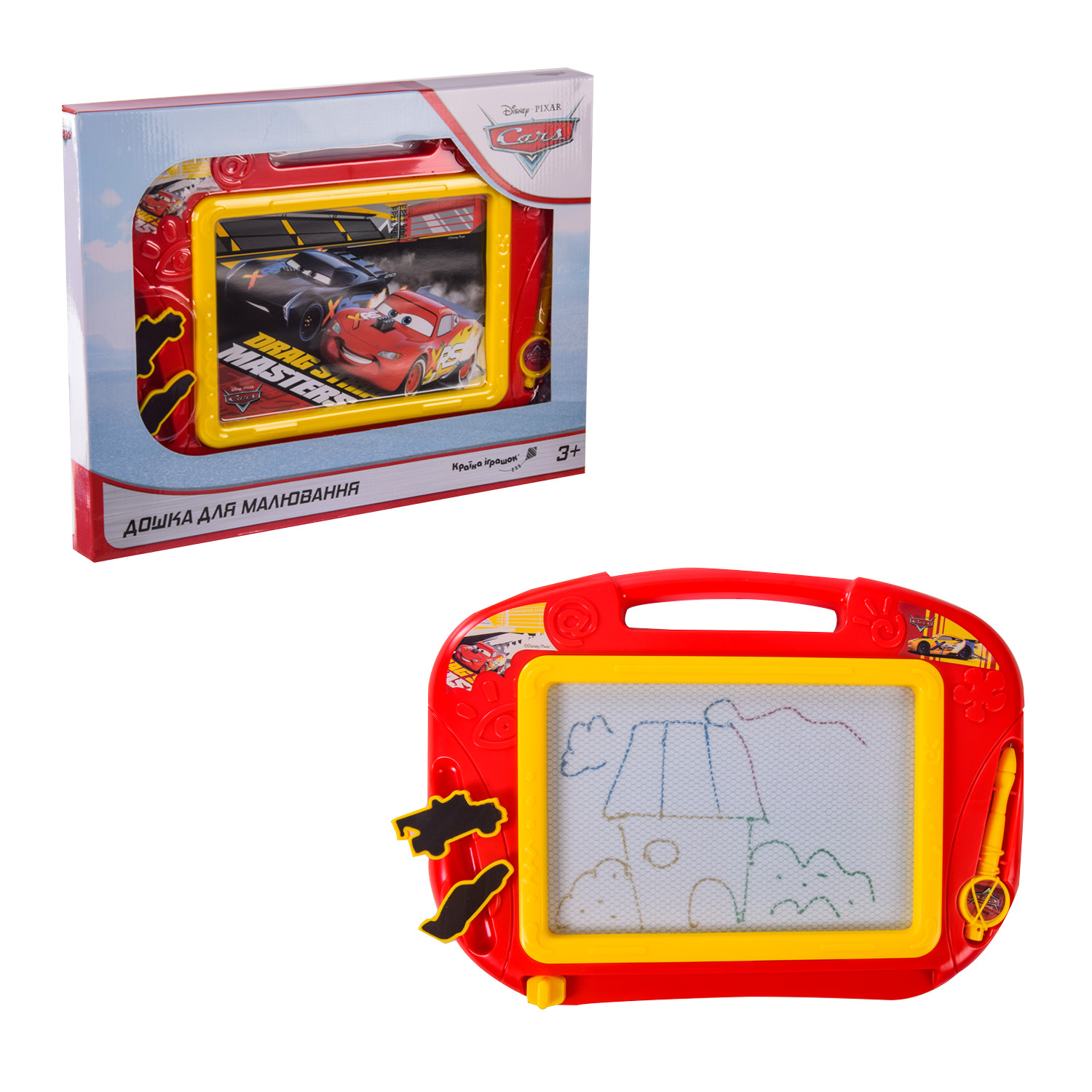Досточка магнитная Disney "Cars" для рисования, цветная, кор. – 34.5*3*27см, D-3404
Досточка магнитная Disney "Cars" для рисования, цветная, кор. – 34.5*3*27см, D-3404