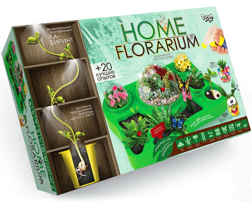 Игровой обучающий набор для выращивания растений Danko Toys "Home Florarium" HFL-01
Игровой обучающий набор для выращивания растений Danko Toys "Home Florarium" HFL-01