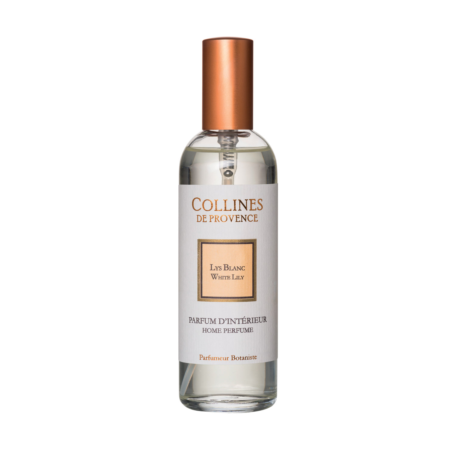 Спрей для комнаты Collines de Provence Белая лилия Les Naturelles (Природа) 100мл
Спрей для комнаты Collines de Provence Белая лилия Les Naturelles (Природа) 100мл