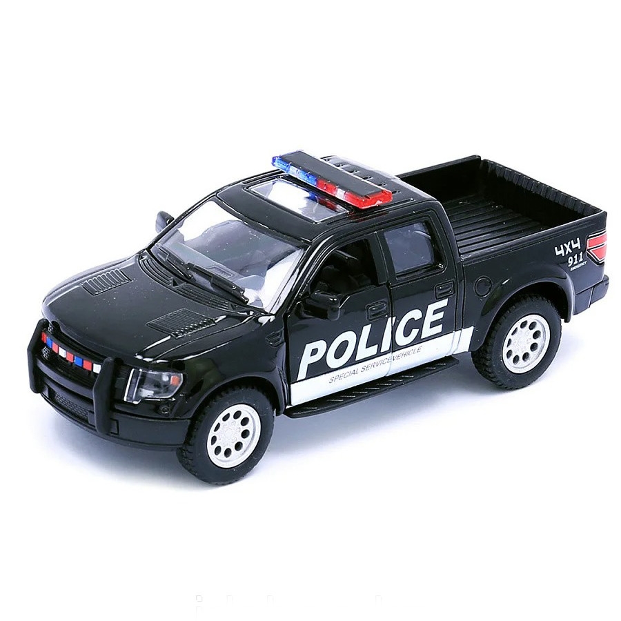 Детская модель машинки пикап Ford F-150 SVT Raptor Supercrew Kinsmart KT5365WPR инерционная, 1:40 (Black)
Детская модель машинки пикап Ford F-150 SVT Raptor Supercrew Kinsmart KT5365WPR инерционная, 1:40 (Black)