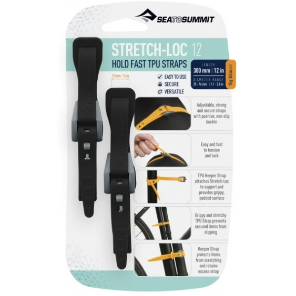 Набір стяжок Sea To Summit Stretch-Loc 12 12mm x 300mm 2 Pack Black (STS ATD2079-01020115)
Набір стяжок Sea To Summit Stretch-Loc 12 12mm x 300mm 2 Pack Black (STS ATD2079-01020115)