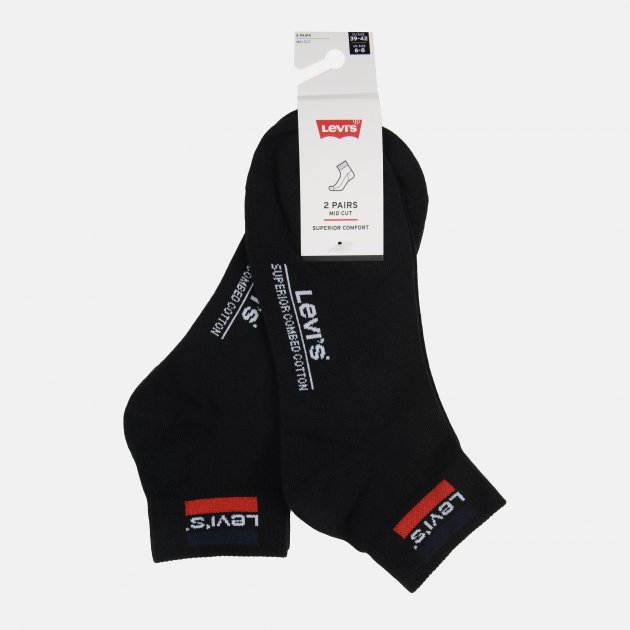 Набор носков Levi's 903014001-200 - 2 пары Black, Набор носков Levi's 903014001-200 35-38 2 пары Black
Набор носков Levi's 903014001-200 - 2 пары Black, Набор носков Levi's 903014001-200 35-38 2 пары Black