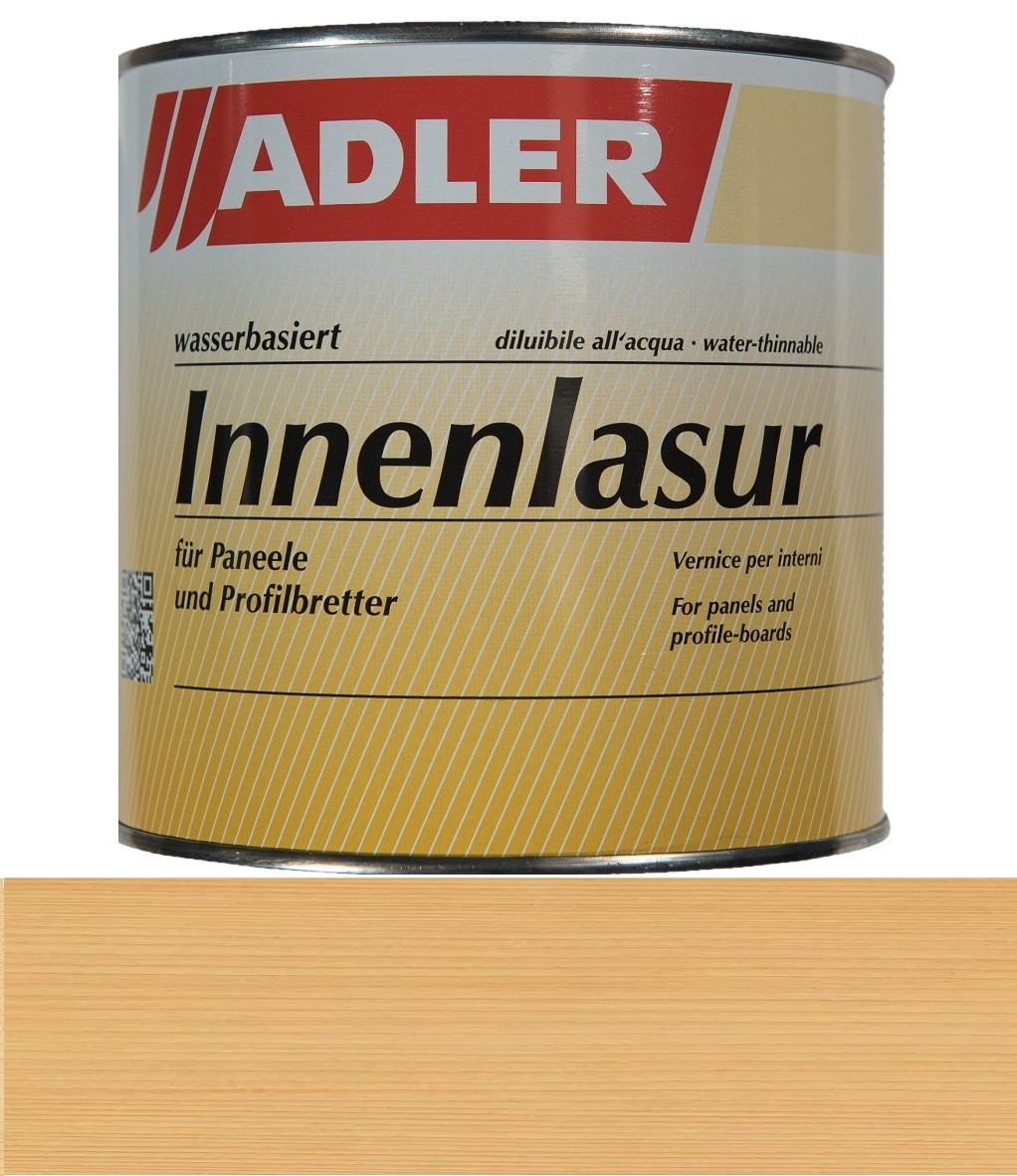 Лессирующая краска-лак для внутренних работ Adler Innenlasur 1л (цвет: бархат/Samt)
Лессирующая краска-лак для внутренних работ Adler Innenlasur 1л (цвет: бархат/Samt)