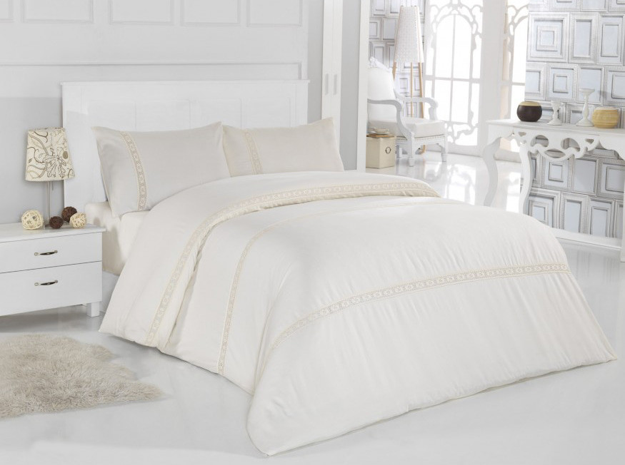 Постельное белье сатин люкс с кружевом Altinbasak Lace cream евро m003646
Постельное белье сатин люкс с кружевом Altinbasak Lace cream евро m003646