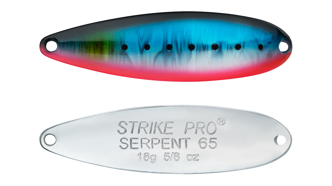 Блесна колеблющаяся Strike Pro Serpent Double 75M, 75 мм, 18 гр, Двойник-незацепляйка, цвет: A234-SBO-LU Blue Back Silver OB Fluo, (ST-010BD#A234-SBO-LU) (126004)
Блесна колеблющаяся Strike Pro Serpent Double 75M, 75 мм, 18 гр, Двойник-незацепляйка, цвет: A234-SBO-LU Blue Back Silver OB Fluo, (ST-010BD#A234-SBO-LU) (126004)