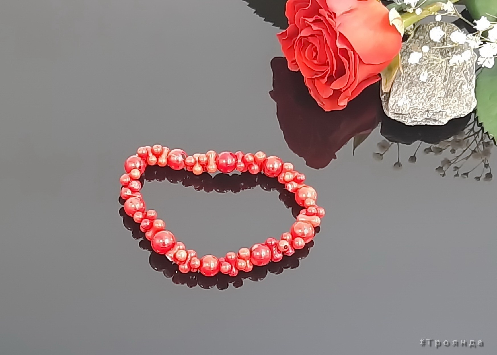 Браслет из натурального камня Коралл длина 20 см красный
Браслет из натурального камня Коралл длина 20 см красный