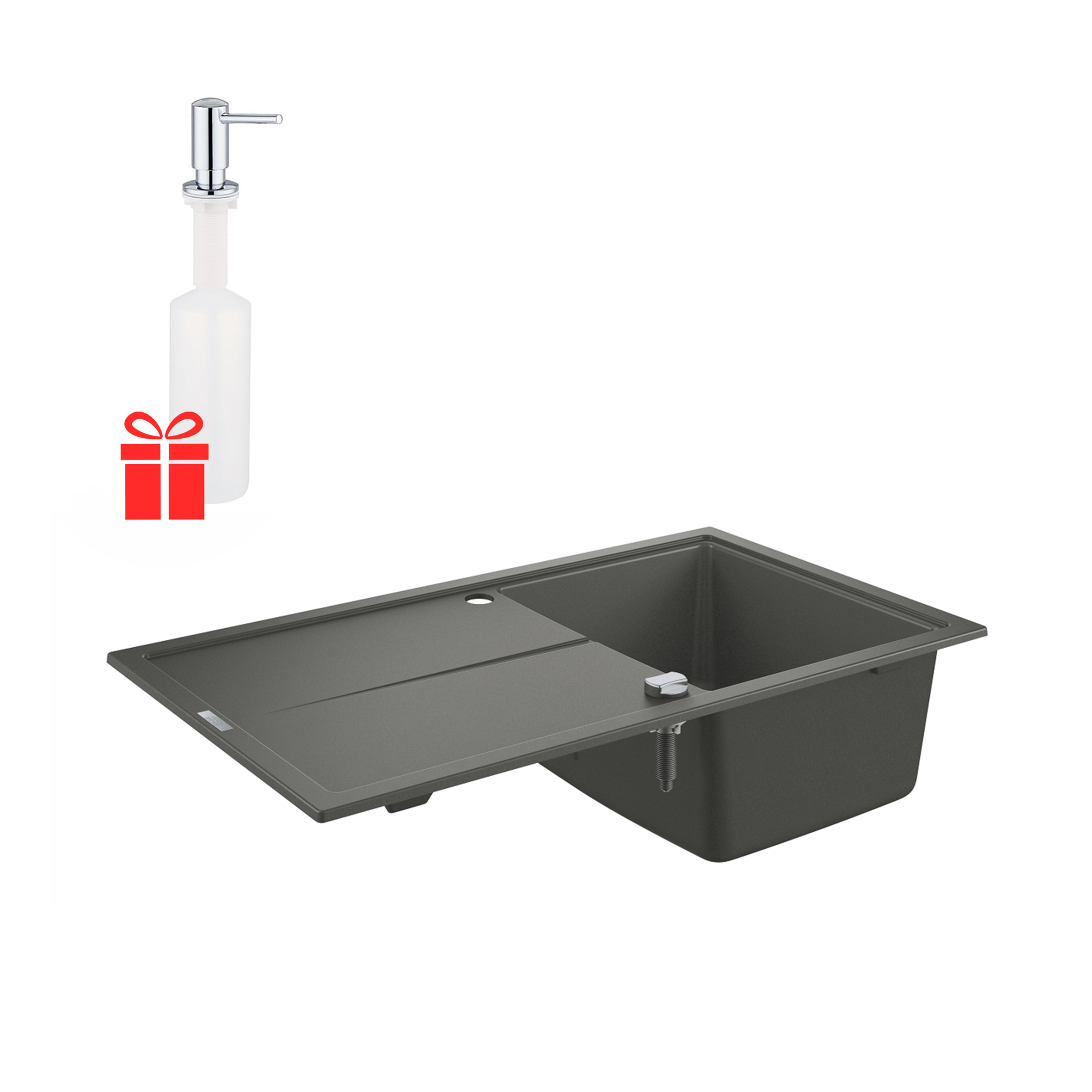 Набор Grohe мойка кухонная K400 31640AT0 + дозатор для моющего средства Contemporary 40536000 (31640AT040536000)
Набор Grohe мойка кухонная K400 31640AT0 + дозатор для моющего средства Contemporary 40536000 (31640AT040536000)