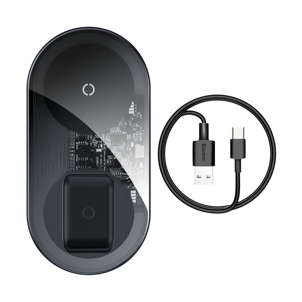 Беспроводное зарядное устройство Baseus Simple 2-in-1 Wireless Charger Pro Edition For Phones + Pod Transparent (WXJK-CA02)
Беспроводное зарядное устройство Baseus Simple 2-in-1 Wireless Charger Pro Edition For Phones + Pod Transparent (WXJK-CA02)