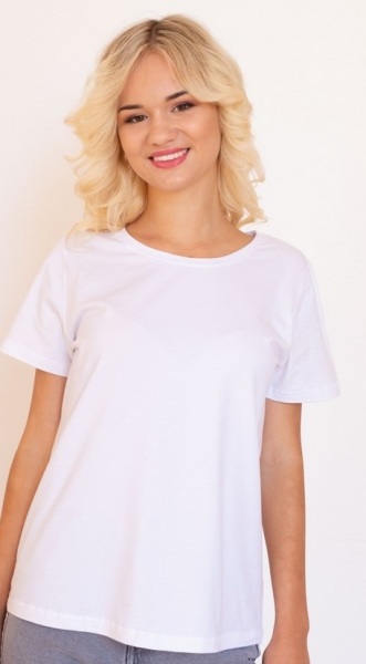 Футболка жіноча НатаЛюкс біла 41-2322, Футболка жіноча НатаЛюкс 46 біла 41-2322
Футболка жіноча НатаЛюкс біла 41-2322, Футболка жіноча НатаЛюкс 46 біла 41-2322