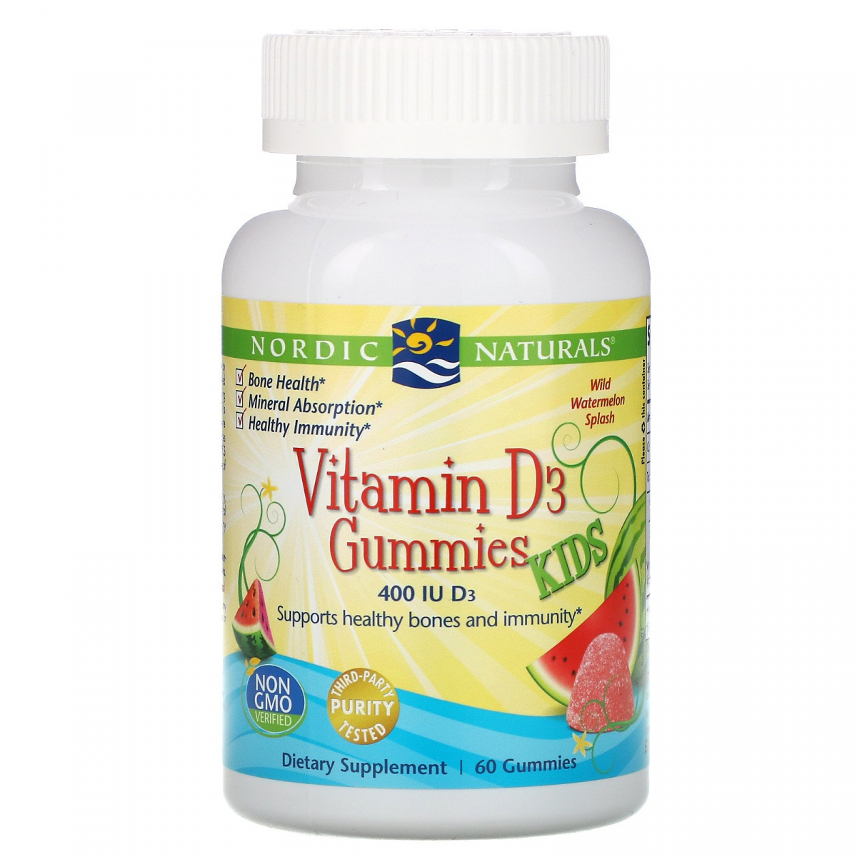 Желатиновые конфеты с витамином D3, Nordic Naturals, 400 МЕ, 60 желатиновых конфет
Желатиновые конфеты с витамином D3, Nordic Naturals, 400 МЕ, 60 желатиновых конфет