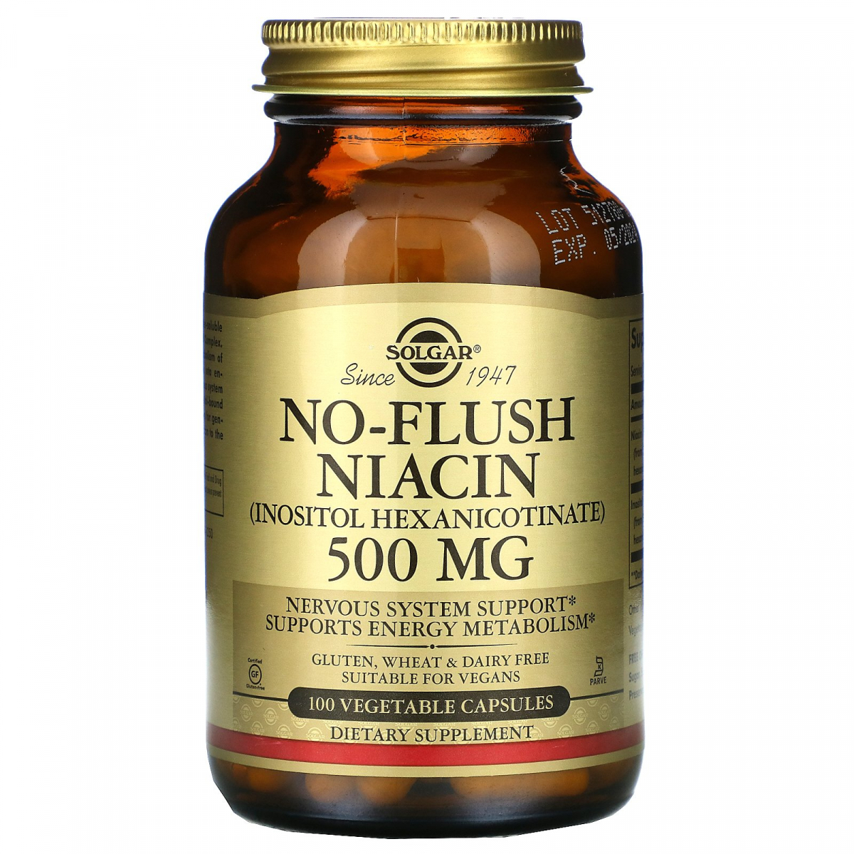 Ниацин не вызывающий покраснений Solgar (No-Flush Niacin) 500 мг 100 вегетарианских капсул
Ниацин не вызывающий покраснений Solgar (No-Flush Niacin) 500 мг 100 вегетарианских капсул