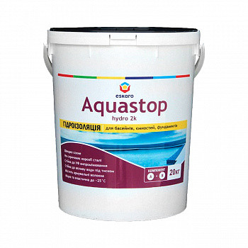 Гидроизоляция двухкомпонентная цементно-полимерная ESKARO Aquastop Hydro 2K, 20кг
Гидроизоляция двухкомпонентная цементно-полимерная ESKARO Aquastop Hydro 2K, 20кг