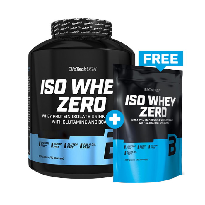 Протеин BioTech Iso Whey Zero, 2.27 кг + BioTech Iso Whey Zero, 500 грамм, SALE Печенье крем
Протеин BioTech Iso Whey Zero, 2.27 кг + BioTech Iso Whey Zero, 500 грамм, SALE Печенье крем