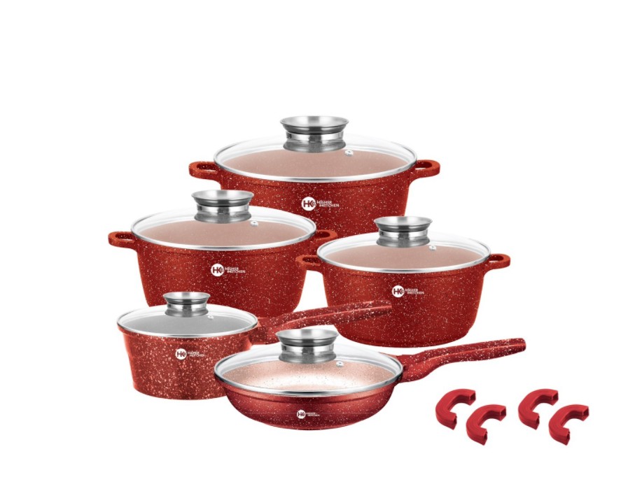 Набор посуды гранитный круглый Higer+Kitchen HK-305, 14 предметов, Красный
Набор посуды гранитный круглый Higer+Kitchen HK-305, 14 предметов, Красный