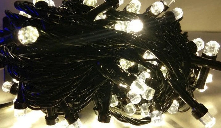 Гирлянда цепь светодиодная классическая 20 м 200 LED черный шнур лампочки кристалл Теплая Белая
Гирлянда цепь светодиодная классическая 20 м 200 LED черный шнур лампочки кристалл Теплая Белая