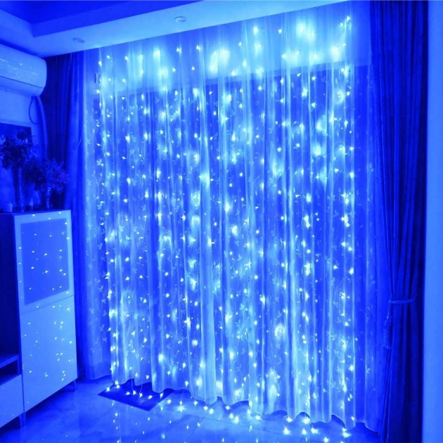 Світлодіодна гірлянда завіса, штора Decorative Light LED 500 прозорий провід 3х2 м Blue
Світлодіодна гірлянда завіса, штора Decorative Light LED 500 прозорий провід 3х2 м Blue