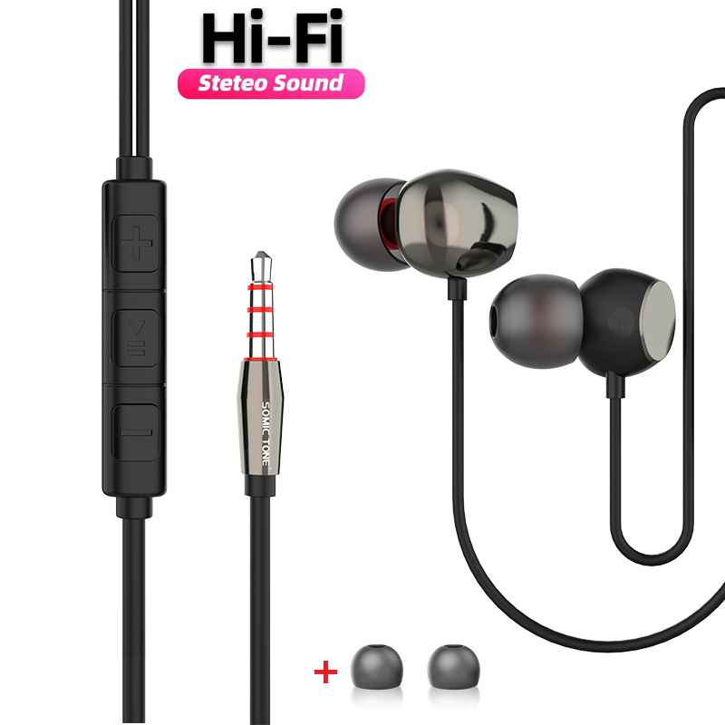 Вакуумные Проводные Наушники с Микрофоном (1.2м) 3.5mm jack Стерео Гарнитура Для Телефона Смартфона Ноутбука SomicTone S-700 White
Вакуумные Проводные Наушники с Микрофоном (1.2м) 3.5mm jack Стерео Гарнитура Для Телефона Смартфона Ноутбука SomicTone S-700 White
