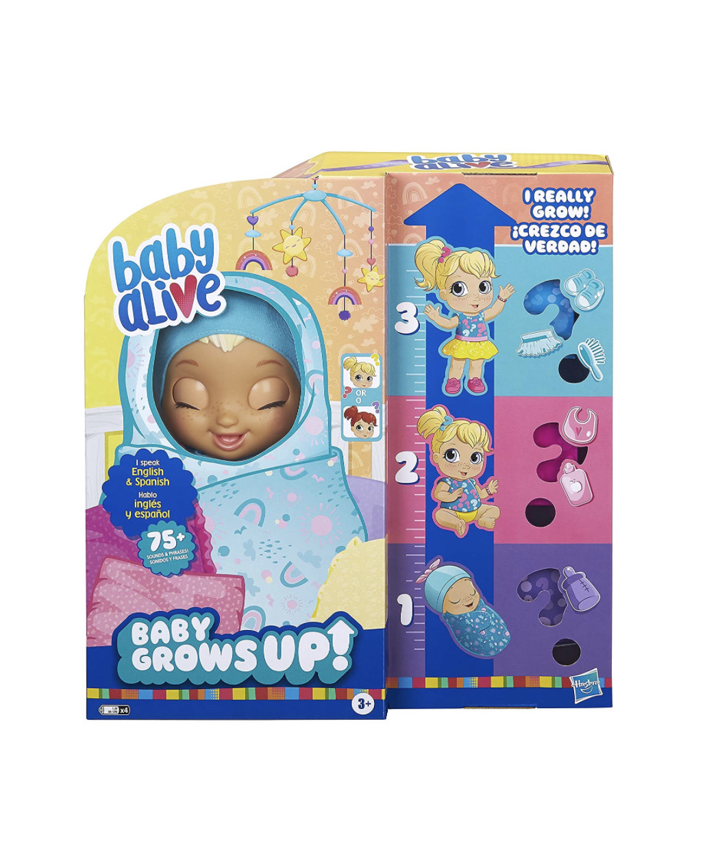 Интерактивная кукла Hasbro Baby Alive Baby Grows Up (Happy) - Happy Hope or Merry Meadow, Growing and Talking Baby Doll
Интерактивная кукла Hasbro Baby Alive Baby Grows Up (Happy) - Happy Hope or Merry Meadow, Growing and Talking Baby Doll