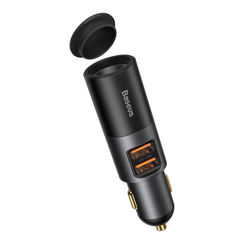 Зарядное автомобильное Baseus CCBT-D0G Share Together Fast Charge Car Charger with Cigarette Lighter Port U+U 120W Серый
Зарядное автомобильное Baseus CCBT-D0G Share Together Fast Charge Car Charger with Cigarette Lighter Port U+U 120W Серый