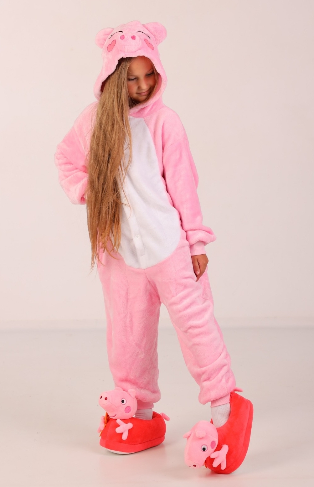 Пижама Кигуруми Kigurumi Свинка Пепа Для Детей И Подростков Розовый 145-155 см. (2015)
Пижама Кигуруми Kigurumi Свинка Пепа Для Детей И Подростков Розовый 145-155 см. (2015)