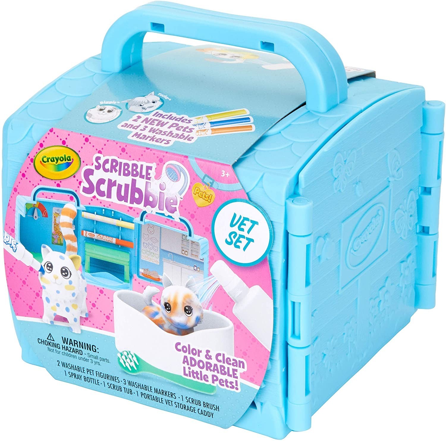 Игровой набор Crayola раскрась питомцев Ветеренарная клиника подарок для ребенка
Игровой набор Crayola раскрась питомцев Ветеренарная клиника подарок для ребенка