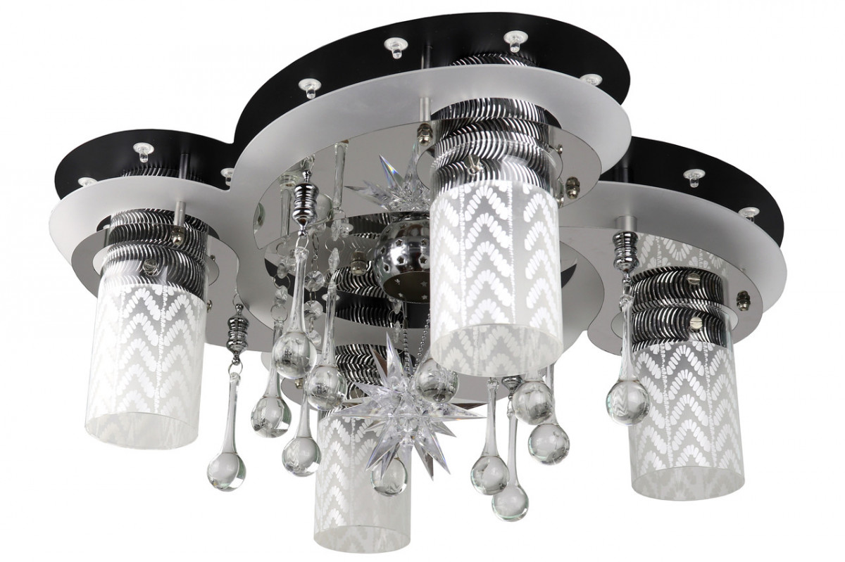 Люстра Sunnysky потолочная Космос с цветной Led подсветкой и авто отключением с пультом Черный 19х38х46 см YR-5530/4+1-YV
Люстра Sunnysky потолочная Космос с цветной Led подсветкой и авто отключением с пультом Черный 19х38х46 см YR-5530/4+1-YV