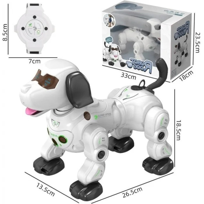 Игрушечное домашнее животное на радиоуправлении собака Robot Dog управление рукой (777-602)
Игрушечное домашнее животное на радиоуправлении собака Robot Dog управление рукой (777-602)
