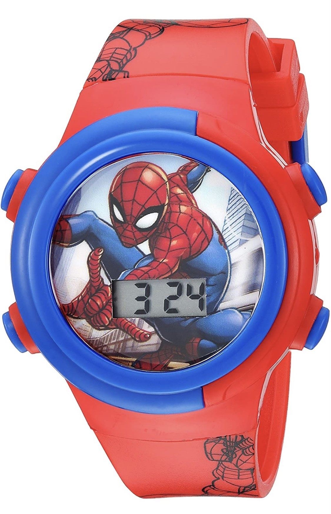 Часы детские наручные Человек Паук, Спайдермен (Spider Man) Marvel для мальчика, круглые с цифрами
Часы детские наручные Человек Паук, Спайдермен (Spider Man) Marvel для мальчика, круглые с цифрами