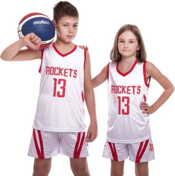 Форма баскетбольная подростковая NB-Sport NBA ROCKETS 13 BA-0966 M (8-10 лет) Бело-красная (IN07642)
Форма баскетбольная подростковая NB-Sport NBA ROCKETS 13 BA-0966 M (8-10 лет) Бело-красная (IN07642)