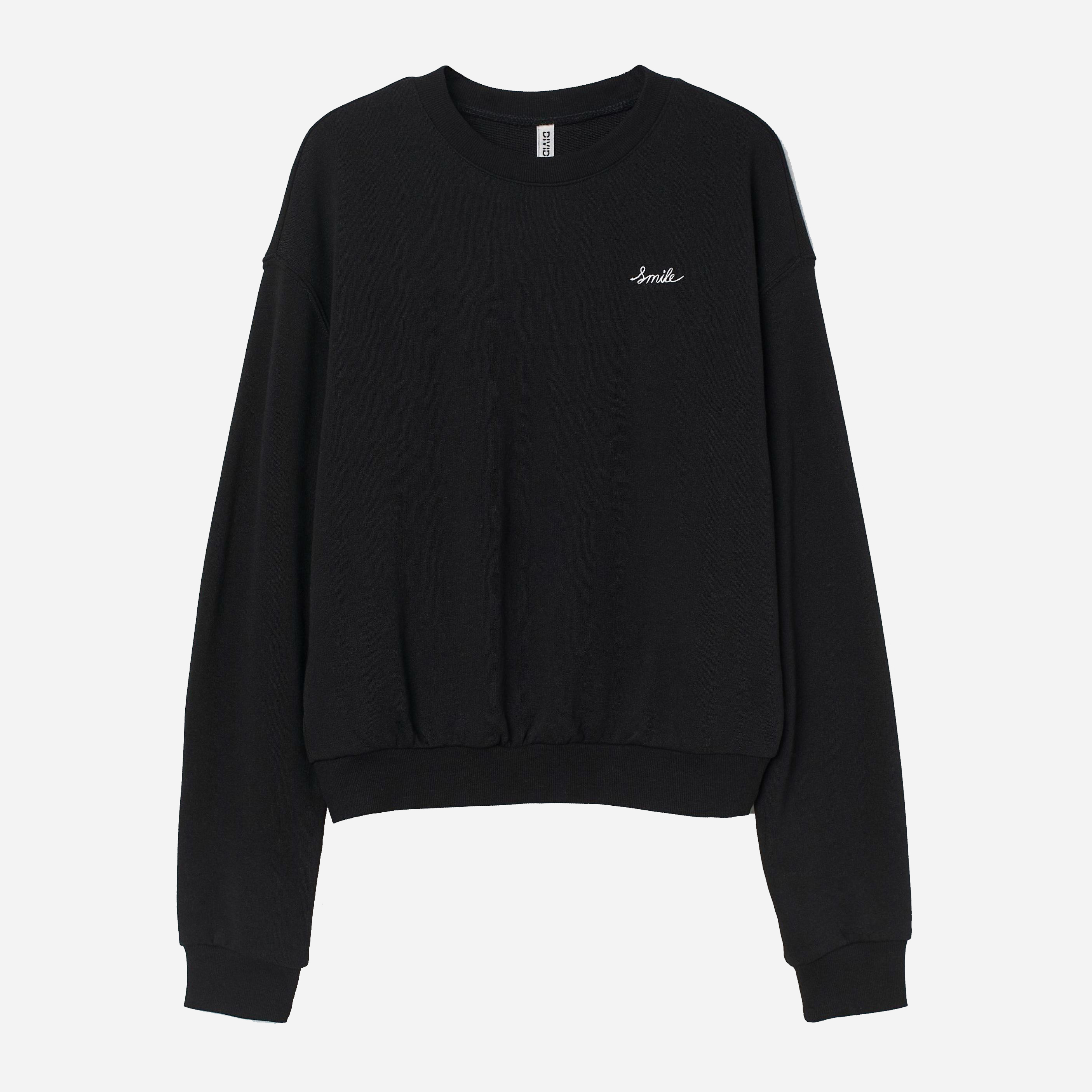 Свитшот H&M 0920065 M Черный 
Свитшот H&M 0920065 M Черный