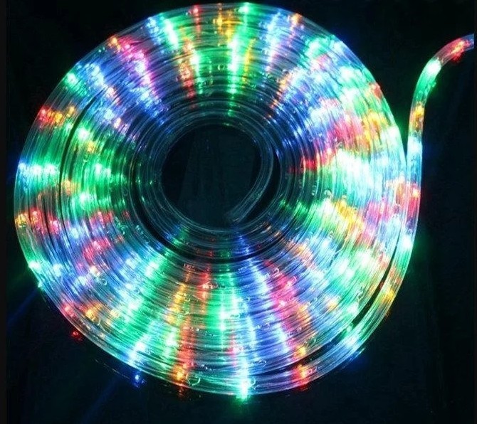 Светодиодная LED лента Дюралайт 100м 220V в силиконовом шланге (Мульти)
Светодиодная LED лента Дюралайт 100м 220V в силиконовом шланге (Мульти)