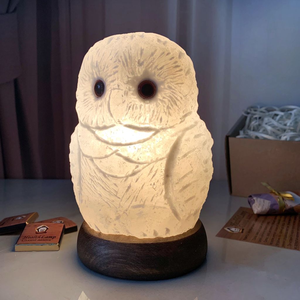 Настольная соляная лампа- Ночник HealthLamp Совенок с регулятором яркости, Светильник из природной Соли в подарочной упаковке
Настольная соляная лампа- Ночник HealthLamp Совенок с регулятором яркости, Светильник из природной Соли в подарочной упаковке
