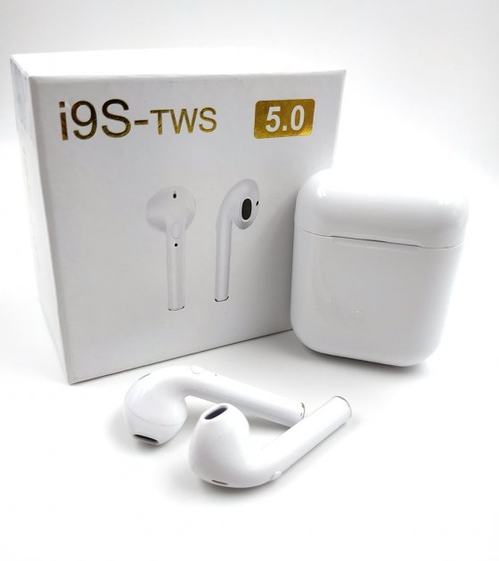 Беспроводные Bluetooth-наушники вкладыши с кейсом в комплекте Wireless i9S-TWS (М-13782)
Беспроводные Bluetooth-наушники вкладыши с кейсом в комплекте Wireless i9S-TWS (М-13782)