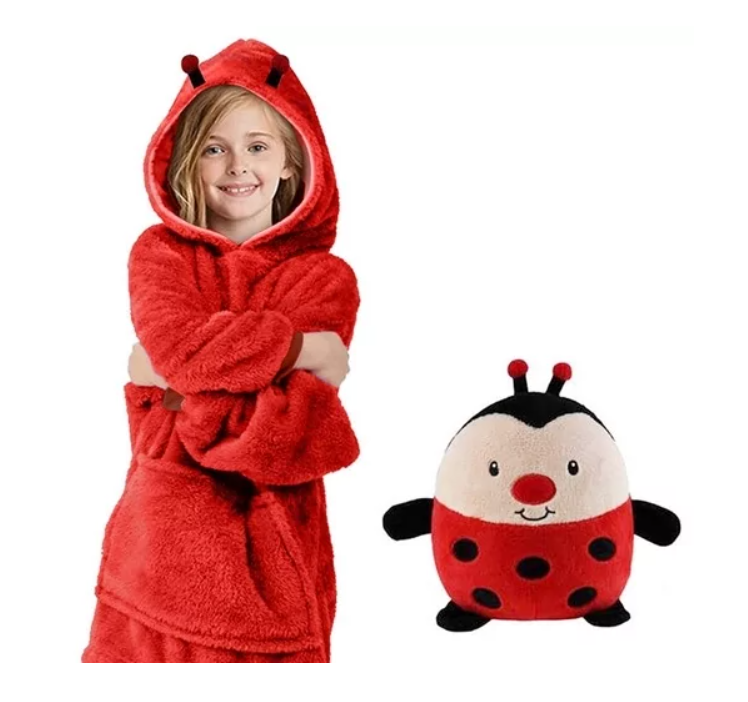 Мягкая игрушка Детская толстовка плед 3 в 1 Huggle Pets Hoodie Божья Коровка
Мягкая игрушка Детская толстовка плед 3 в 1 Huggle Pets Hoodie Божья Коровка