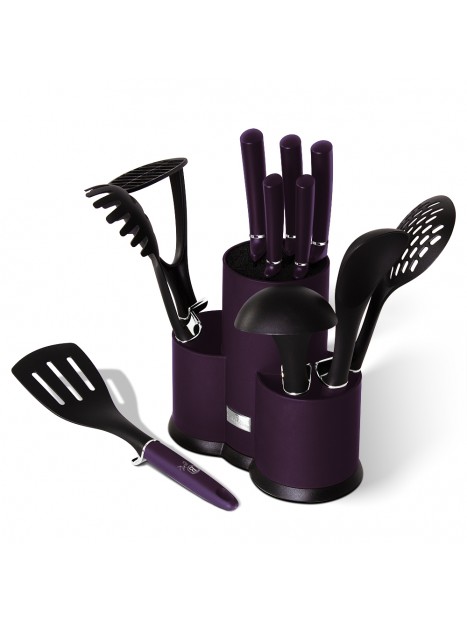 Набор ножей и кухонных принадлежностей на подставке 12 пр. Purple Eclipse Berlinger Haus BH-6258A
Набор ножей и кухонных принадлежностей на подставке 12 пр. Purple Eclipse Berlinger Haus BH-6258A