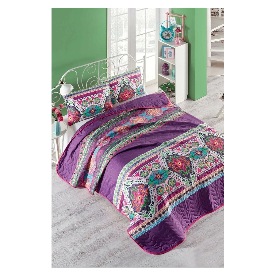 Современное покрывало стеганное с наволочкой Rug Eponj Home 160х220 см Фиолетовый
Современное покрывало стеганное с наволочкой Rug Eponj Home 160х220 см Фиолетовый
