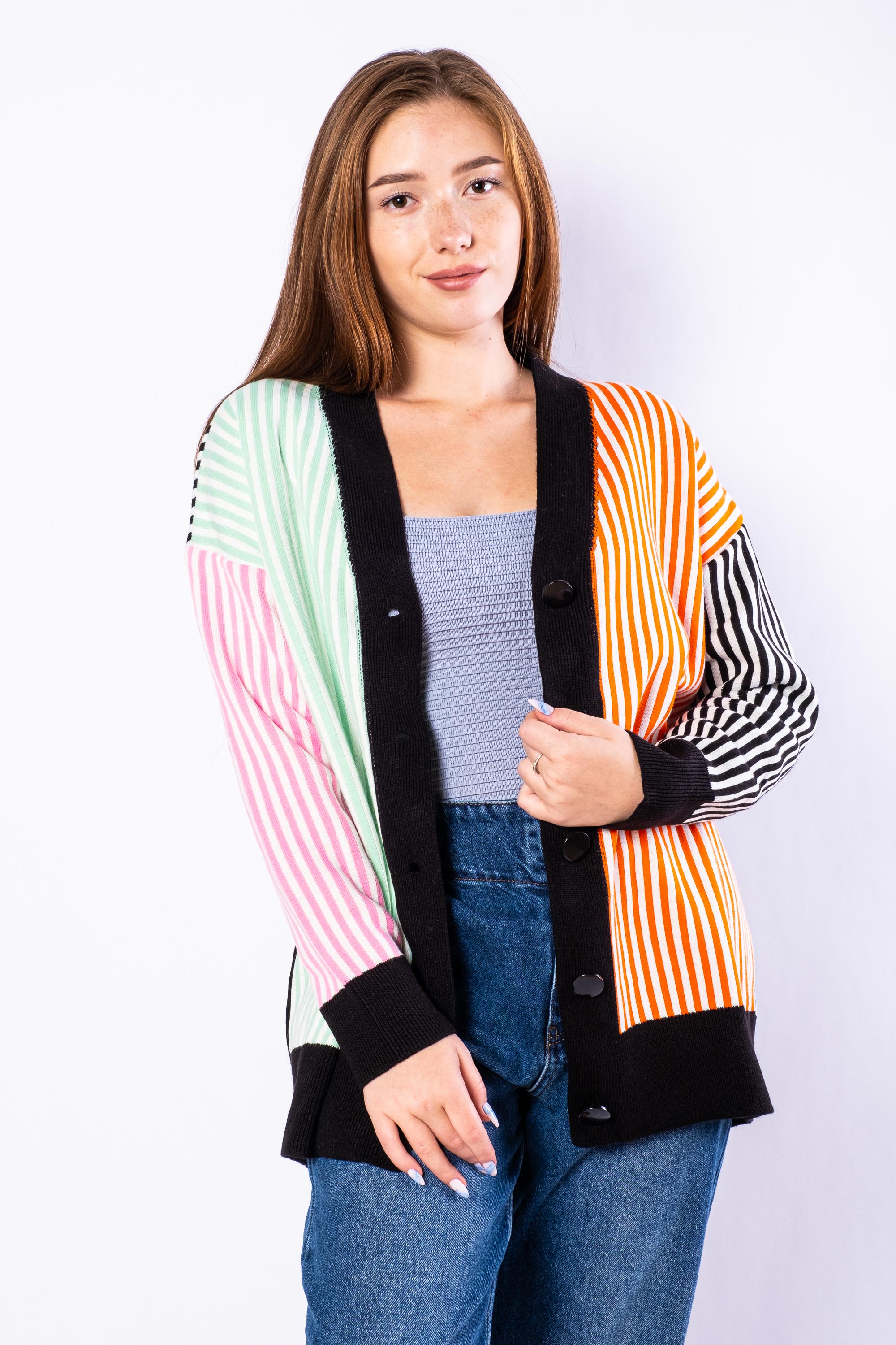 Кардиган женский Time of Style 646F001 Черно-молочный, Кардиган женский Time of Style 646F001 L Черно-молочный
Кардиган женский Time of Style 646F001 Черно-молочный, Кардиган женский Time of Style 646F001 L Черно-молочный