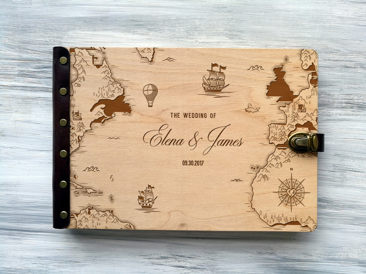 Свадебная книга пожеланий "Карта мира" с персонализацией, 50 листов слоновая кость в линию, А4, Светлое дерево, WOODPRESENT
Свадебная книга пожеланий "Карта мира" с персонализацией, 50 листов слоновая кость в линию, А4, Светлое дерево, WOODPRESENT