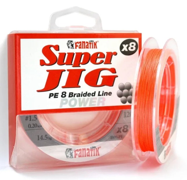 Шнур рыболовный для рыбалки плетеный Fanatik Super Jig PE X8 120 m (#1.5) 0.20 mm 14.5 kg ORANGE
Шнур рыболовный для рыбалки плетеный Fanatik Super Jig PE X8 120 m (#1.5) 0.20 mm 14.5 kg ORANGE