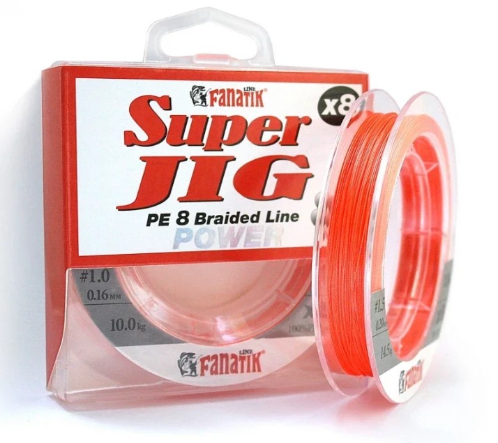 Шнур рыболовный для рыбалки плетеный Fanatik Super Jig PE X8 120 m (#1.0) 0.16 mm 10.0 kg ORANGE
Шнур рыболовный для рыбалки плетеный Fanatik Super Jig PE X8 120 m (#1.0) 0.16 mm 10.0 kg ORANGE